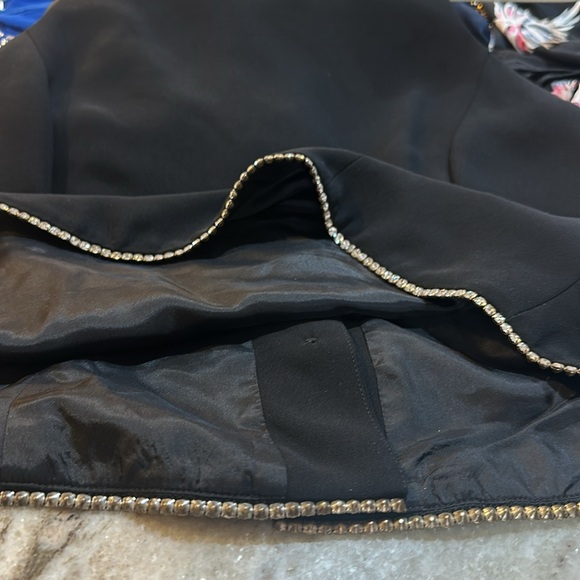 Jones New York Evening Black Sequin Sleeveless Blouse Size 12 - Picture 9 of 9